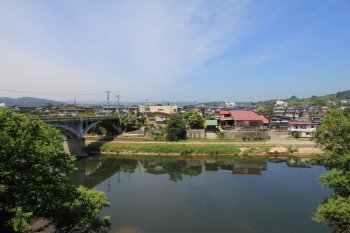 「米沢舟屋敷」と桜町渡船場の跡地