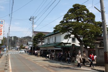 原町通り（地元の観光ボランティアガイドによる案内）