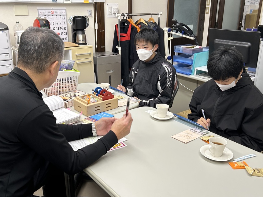 取材１