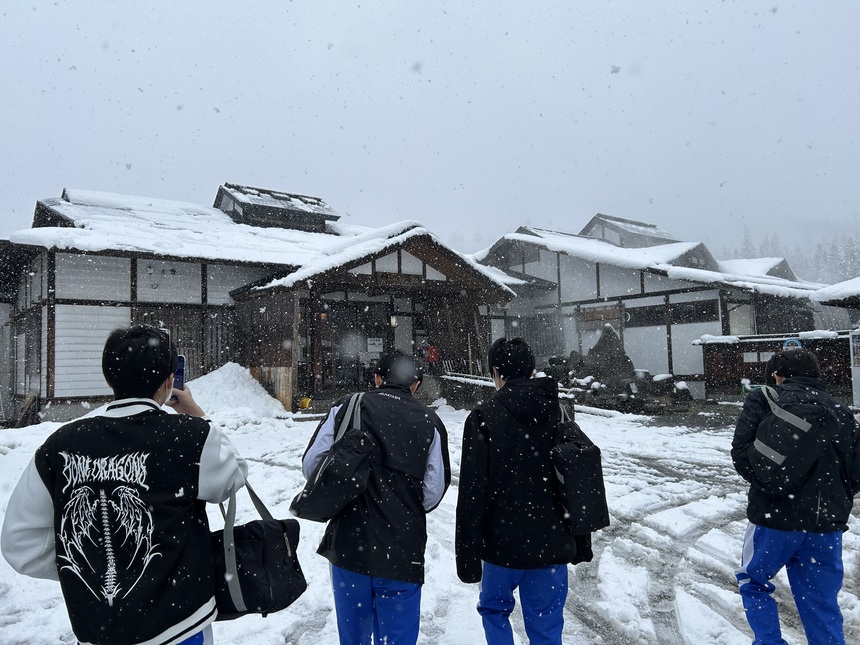 取材前