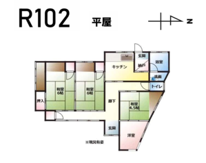 R102間取り