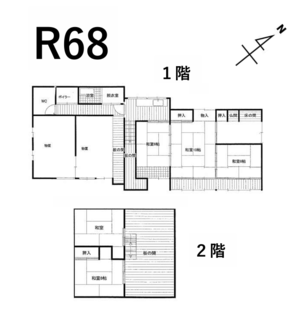 R68間取図