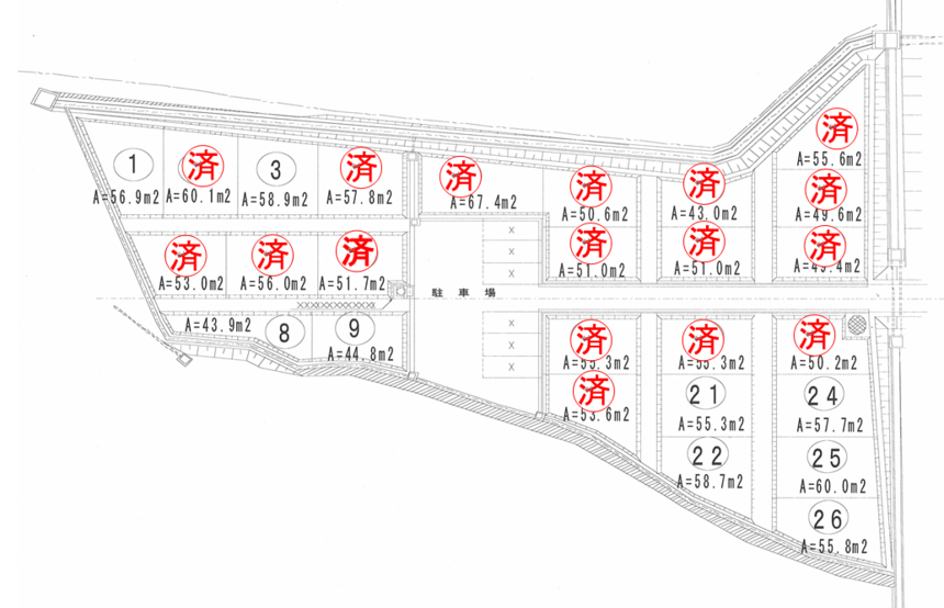 農園区画図（R8.3.26現在）