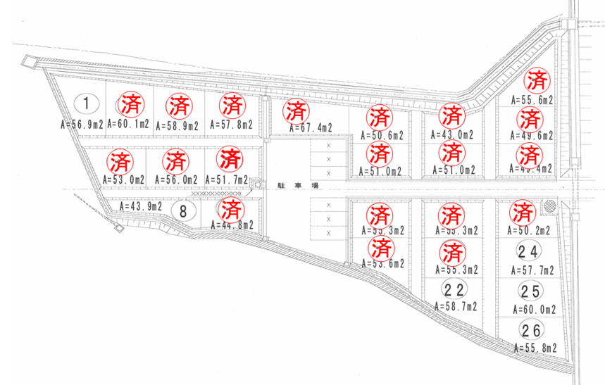 農園区画図(R8.6.1現在)