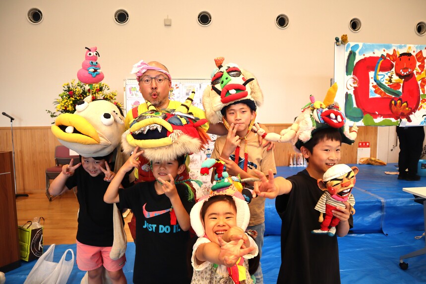 子どもたちと一緒に