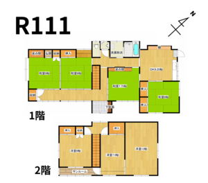 R111間取り